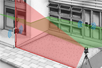 Rapid detection of red and green laser lines