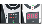 Clearly visible LED indicators & integrated LCD display